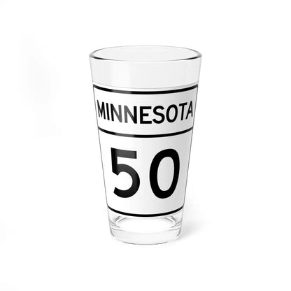 MN-50 1948 (Minnesota) (Road Sign) Pint Glss 16oz 16oz - Go Mug Yourself