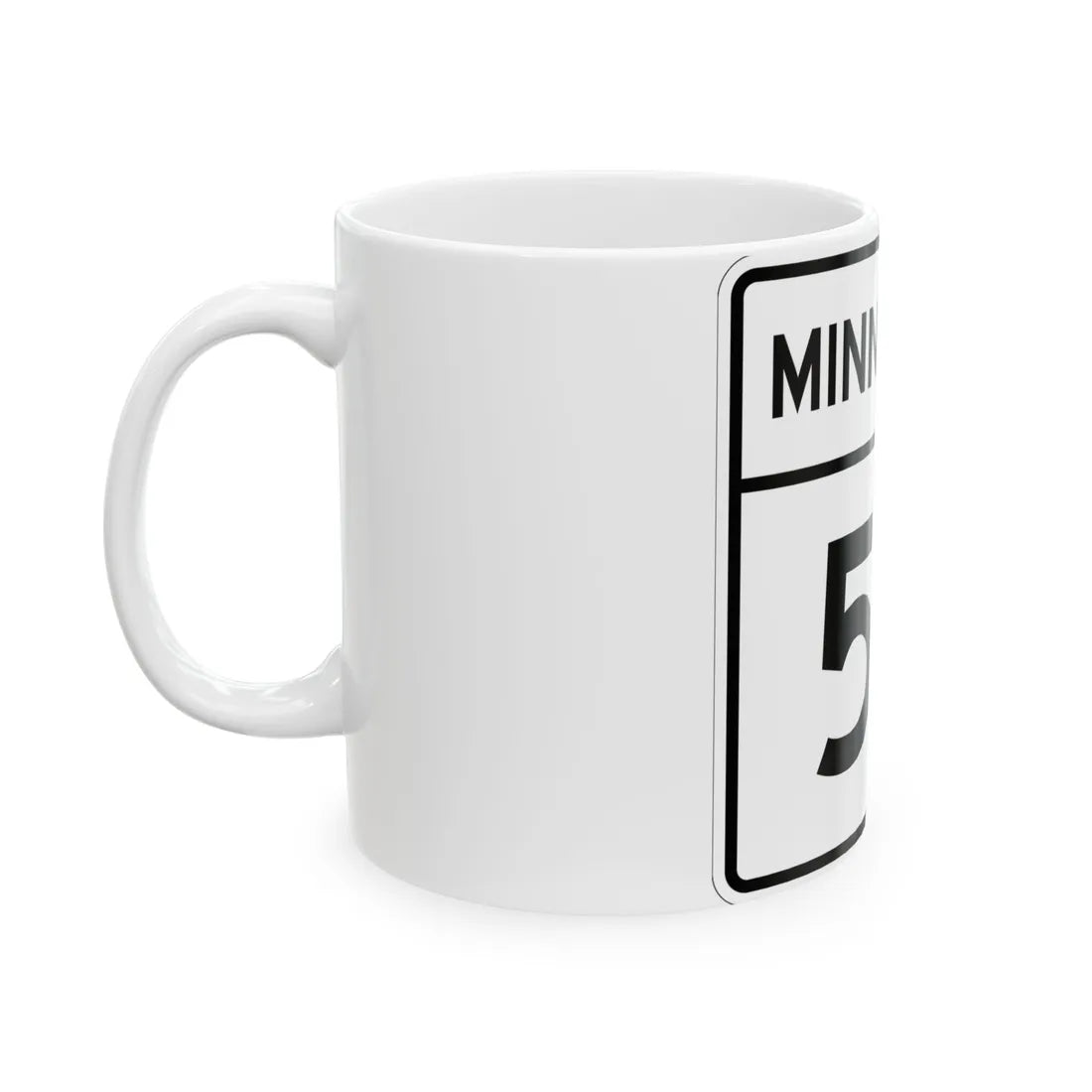 MN-50 1948 (Minnesota) (Road Sign) White Coffee Mug - Go Mug Yourself