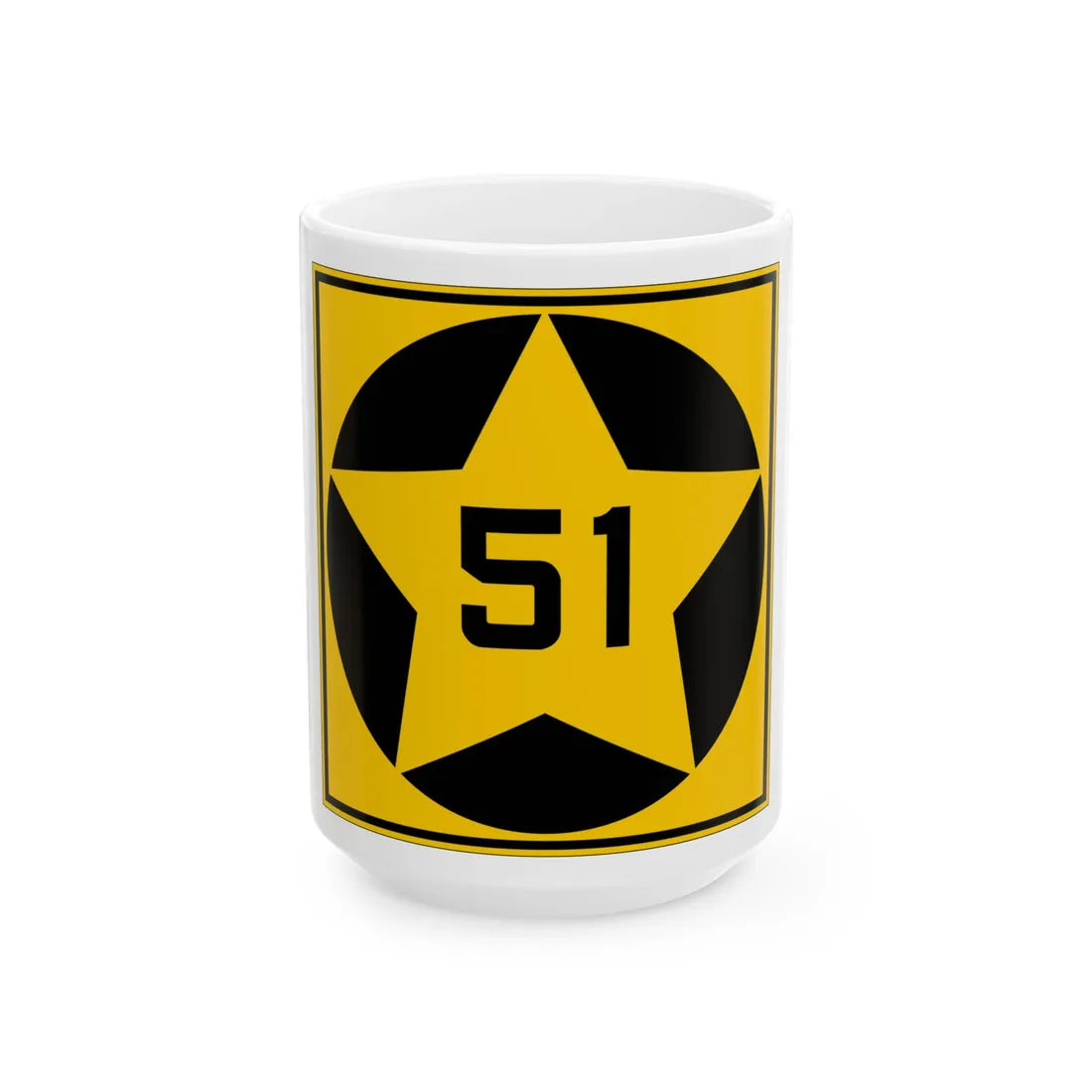 MN-51 1920 (Minnesota) (Road Sign) White Coffee Mug 15oz - Go Mug Yourself