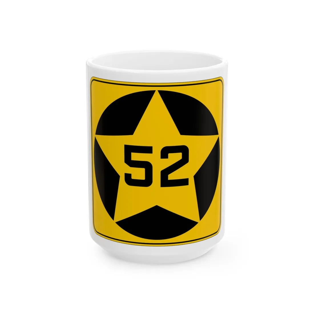 MN-52 1920 (Minnesota) (Road Sign) White Coffee Mug 15oz - Go Mug Yourself