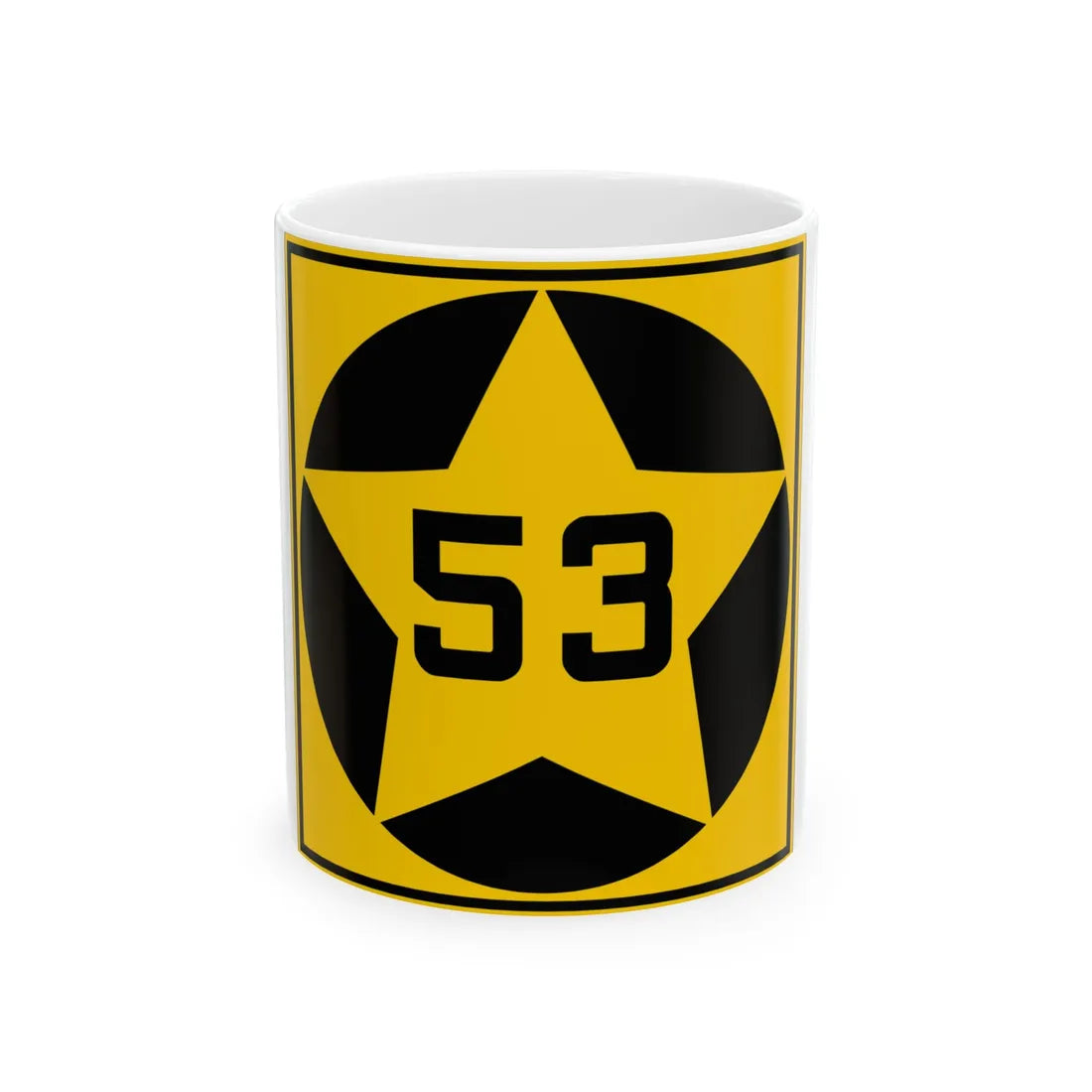 MN-53 1920 (Minnesota) (Road Sign) White Coffee Mug 11oz - Go Mug Yourself