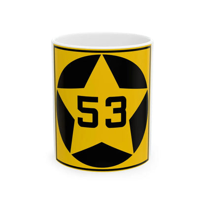 MN-53 1920 (Minnesota) (Road Sign) White Coffee Mug 11oz - Go Mug Yourself