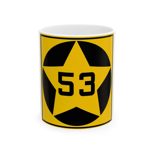 MN-53 1920 (Minnesota) (Road Sign) White Coffee Mug 11oz - Go Mug Yourself