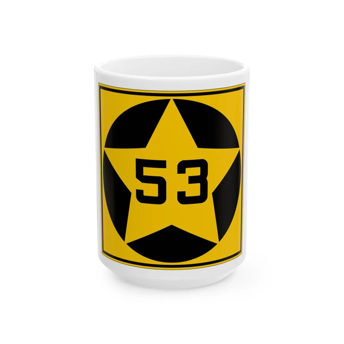 MN-53 1920 (Minnesota) (Road Sign) White Coffee Mug 15oz - Go Mug Yourself