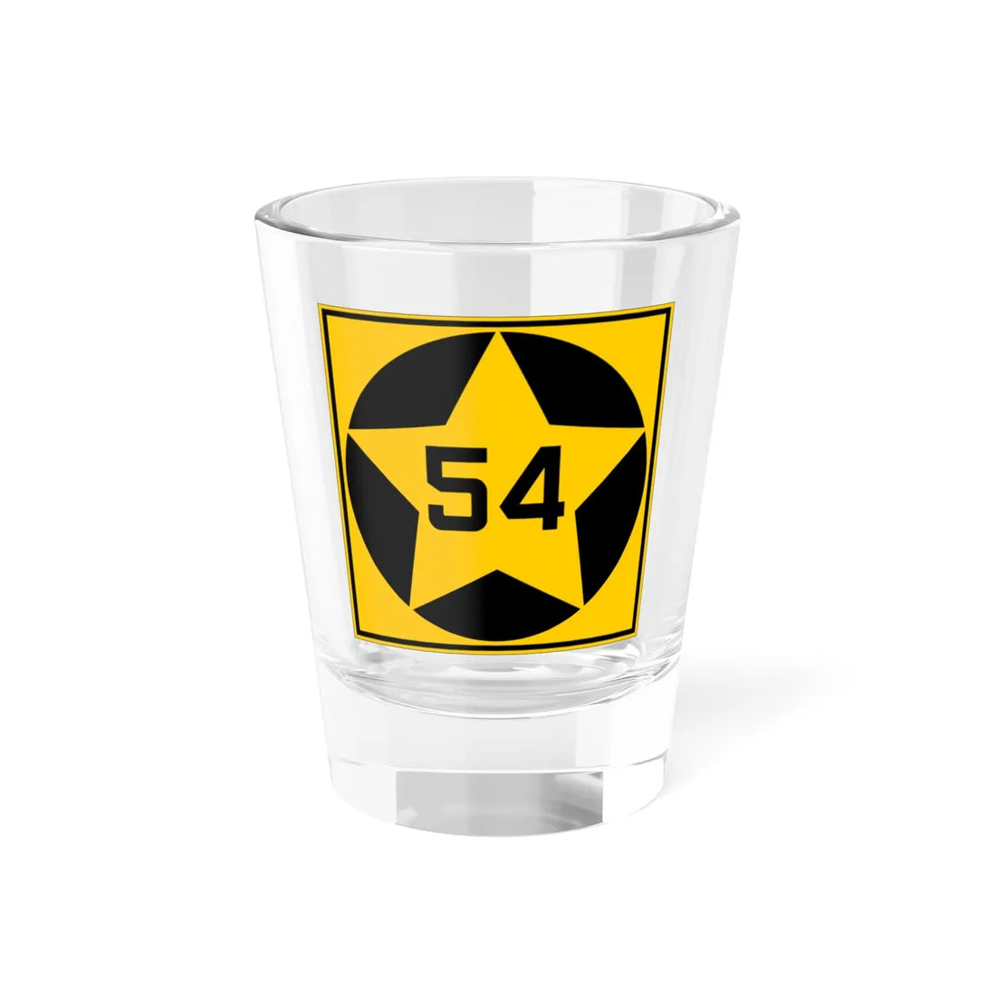 MN-54 1920 (Minnesota) (Road Sign) Shot Glass 1.5oz 1.5oz - Go Mug Yourself