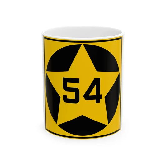 MN-54 1920 (Minnesota) (Road Sign) White Coffee Mug 11oz - Go Mug Yourself