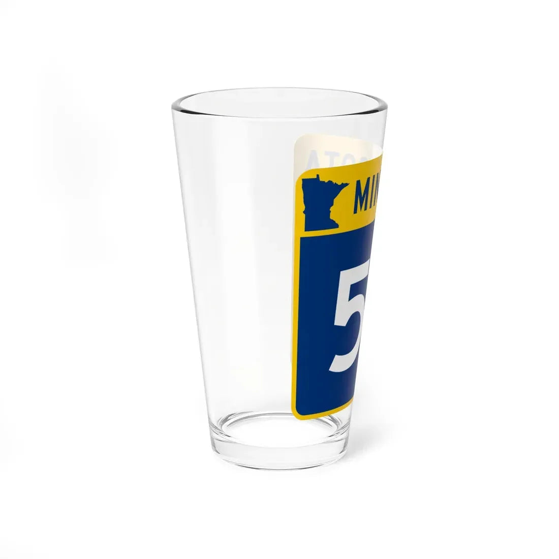 MN-54 (Minnesota) (Road Sign) Pint Glass 16oz - Go Mug Yourself