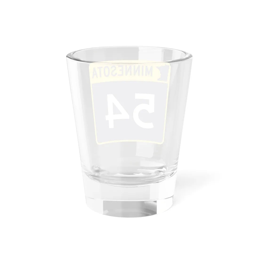 MN-54 (Minnesota) (Road Sign) Shot Glass 1.5oz - Go Mug Yourself