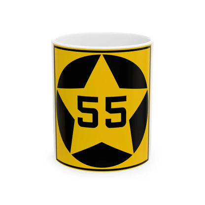 MN-55 1920 (Minnesota) (Road Sign) White Coffee Mug 11oz - Go Mug Yourself