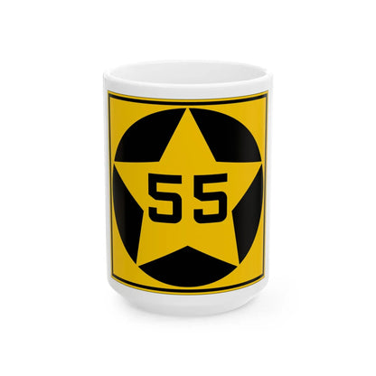 MN-55 1920 (Minnesota) (Road Sign) White Coffee Mug 15oz - Go Mug Yourself
