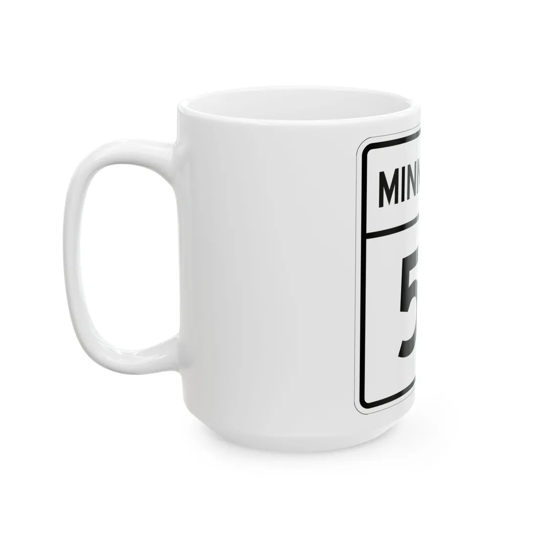 MN-55 1948 (Minnesota) (Road Sign) White Coffee Mug - Go Mug Yourself