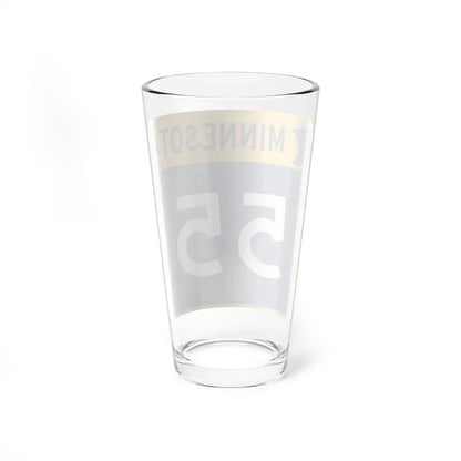 MN-55 (Minnesota) (Road Sign) Pint Glass 16oz - Go Mug Yourself