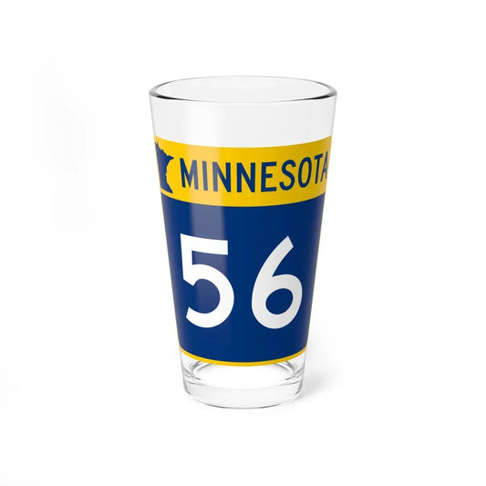 MN-56 (Minnesota) (Road Sign) Pint Glass 16oz 16oz - Go Mug Yourself