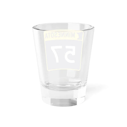 MN-57 (Minnesota) (Road Sign) Shot Glass 1.5oz - Go Mug Yourself