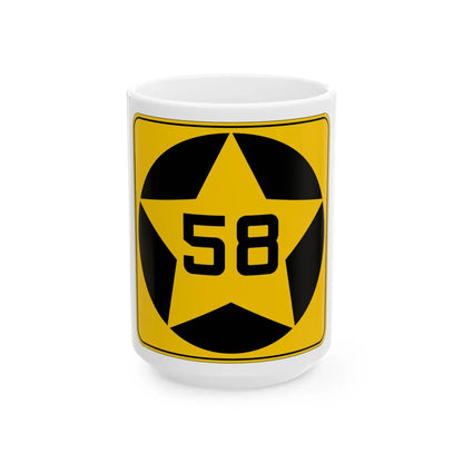 MN-58 1920 (Minnesota) (Road Sign) White Coffee Mug 15oz - Go Mug Yourself