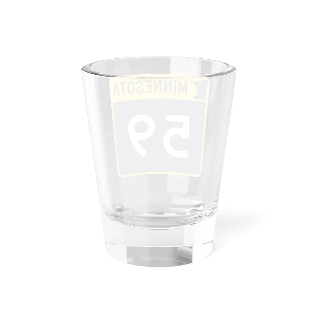 MN-59 (Minnesota) (Road Sign) Shot Glass 1.5oz - Go Mug Yourself