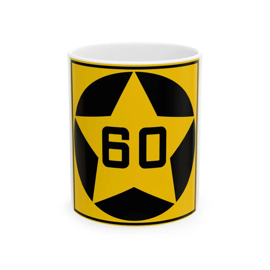 MN-60 1920 (Minnesota) (Road Sign) White Coffee Mug 11oz - Go Mug Yourself