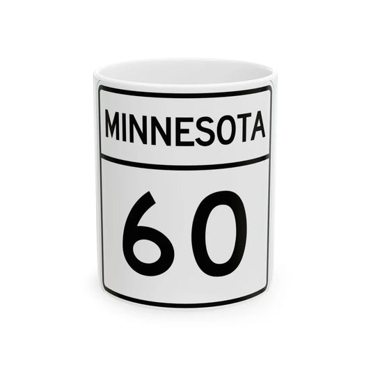 MN-60 1948 (Minnesota) (Road Sign) White Coffee Mug 11oz - Go Mug Yourself