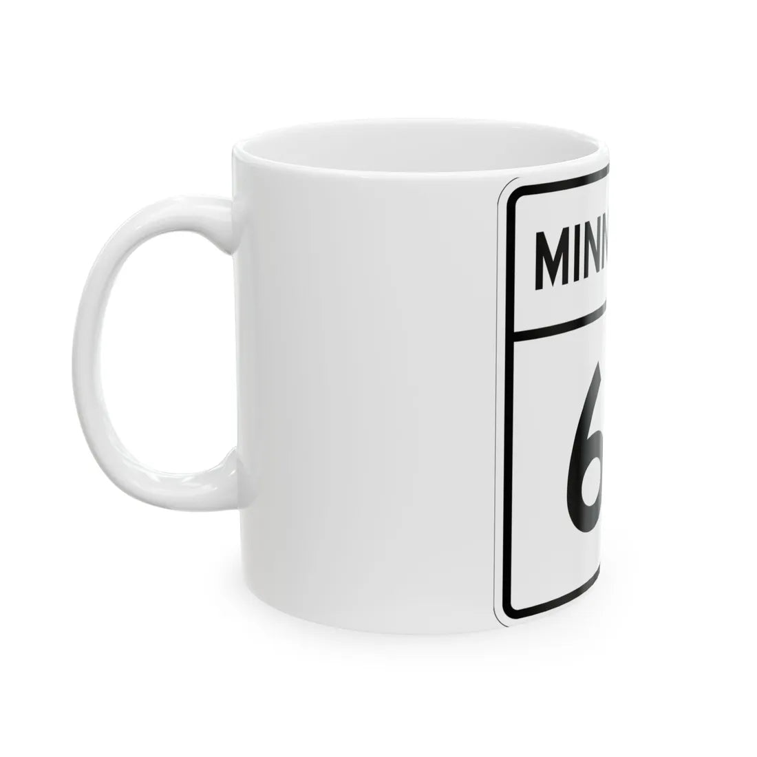 MN-60 1948 (Minnesota) (Road Sign) White Coffee Mug - Go Mug Yourself