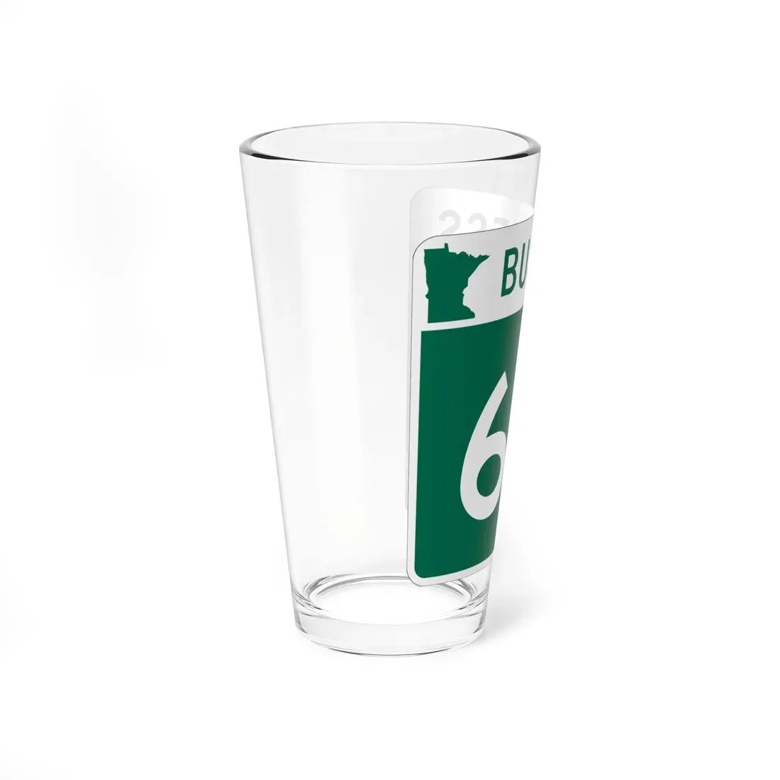 MN-60 Business (Minnesota) (Road Sign) Pint Glass 16oz - Go Mug Yourself