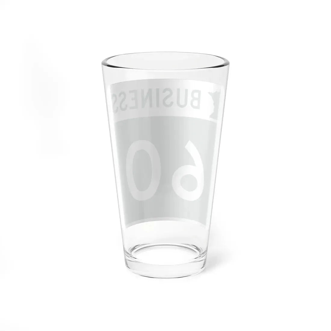 MN-60 Business (Minnesota) (Road Sign) Pint Glass 16oz - Go Mug Yourself