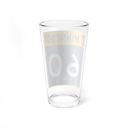 MN-60 (Minnesota) (Road Sign) Pint Glass 16oz - Go Mug Yourself