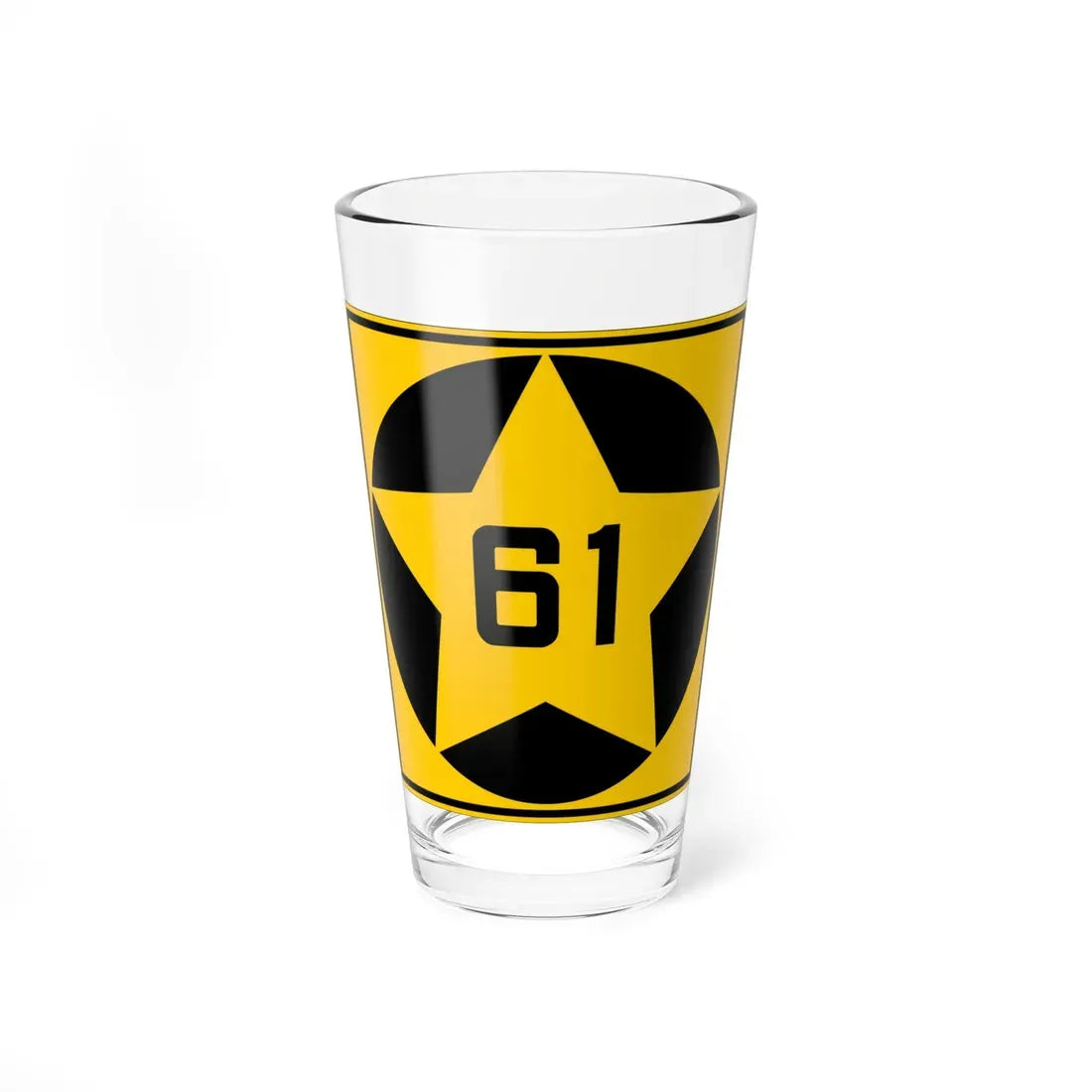 MN-61 1920 (Minnesota) (Road Sign) Pint Glass 16oz 16oz - Go Mug Yourself