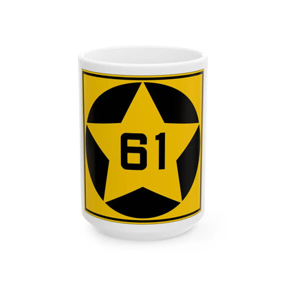 MN-61 1920 (Minnesota) (Road Sign) White Coffee Mug 15oz - Go Mug Yourself