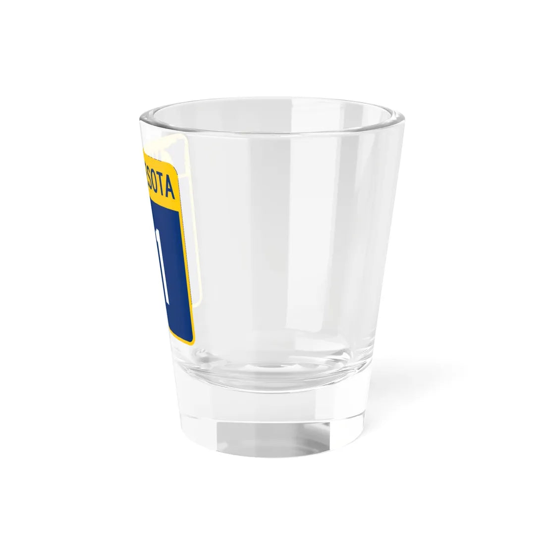 MN-61 (Minnesota) (Road Sign) Shot Glass 1.5oz - Go Mug Yourself