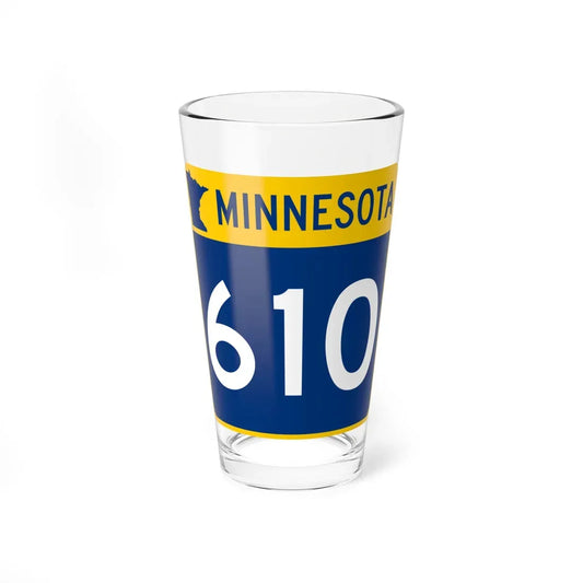 MN-610 (Minnesota) (Road Sign) Pint Glass 16oz 16oz - Go Mug Yourself