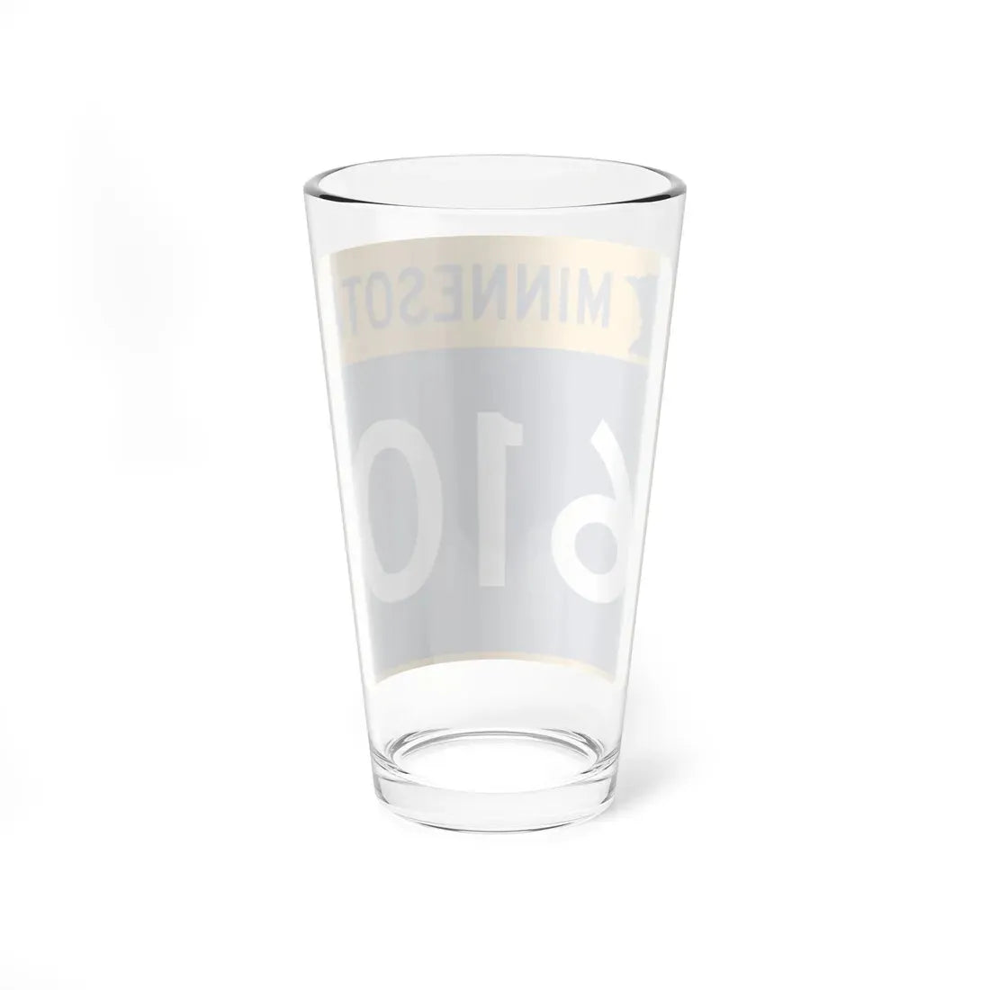 MN-610 (Minnesota) (Road Sign) Pint Glass 16oz - Go Mug Yourself