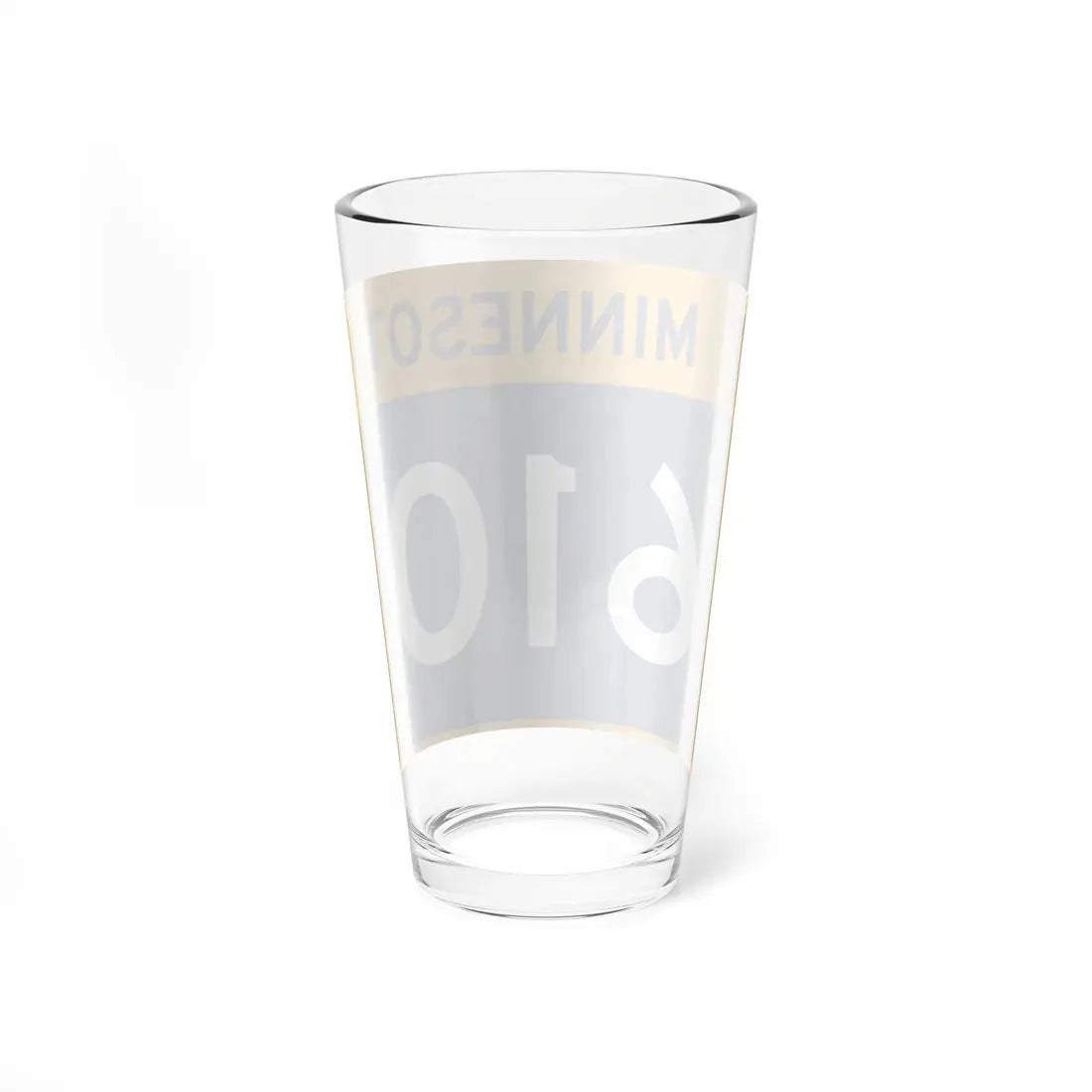MN-610 wide (Minnesota) (Road Sign) Pint Glass 16oz - Go Mug Yourself