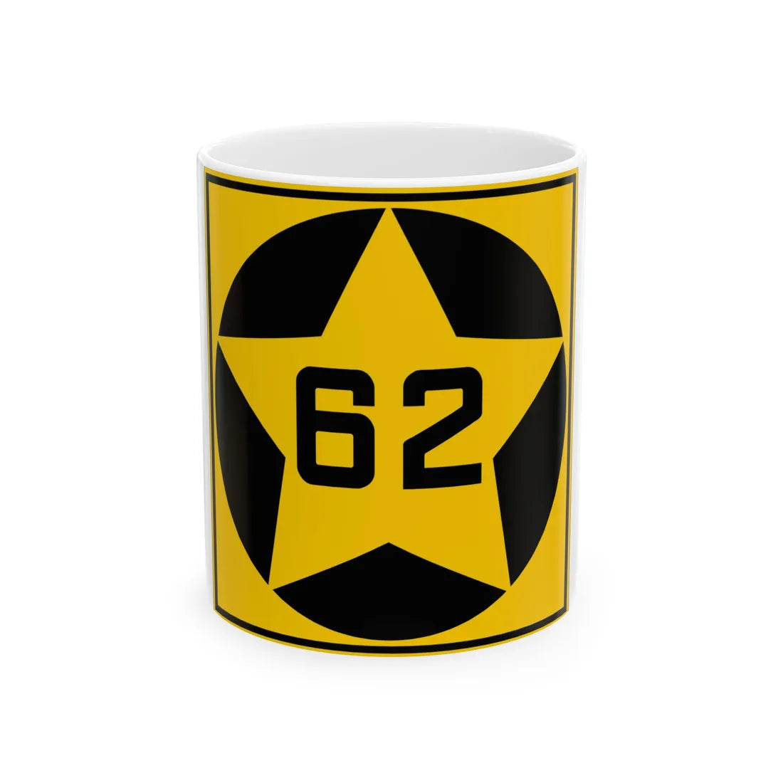 MN-62 1920 (Minnesota) (Road Sign) White Coffee Mug 11oz - Go Mug Yourself