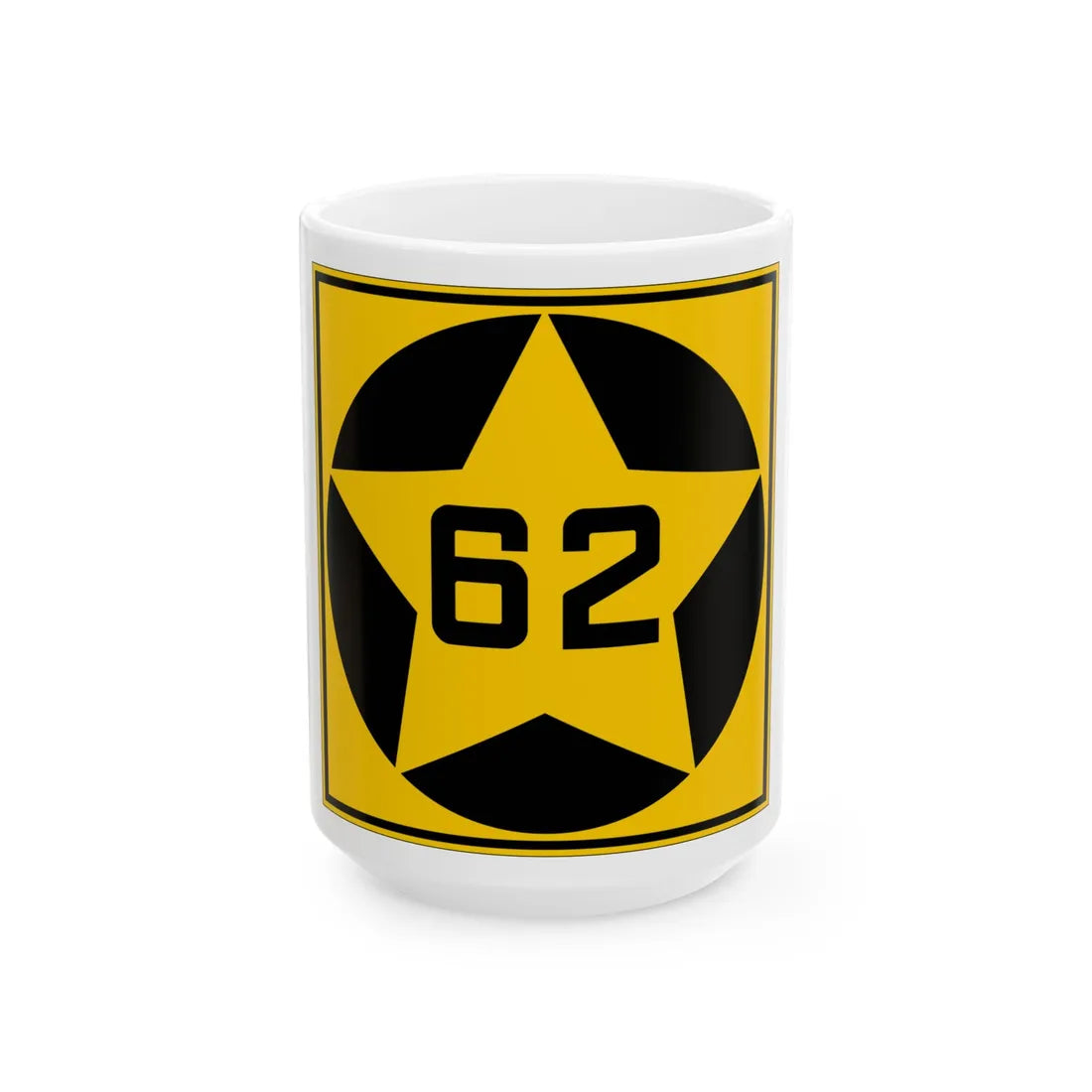 MN-62 1920 (Minnesota) (Road Sign) White Coffee Mug 15oz - Go Mug Yourself