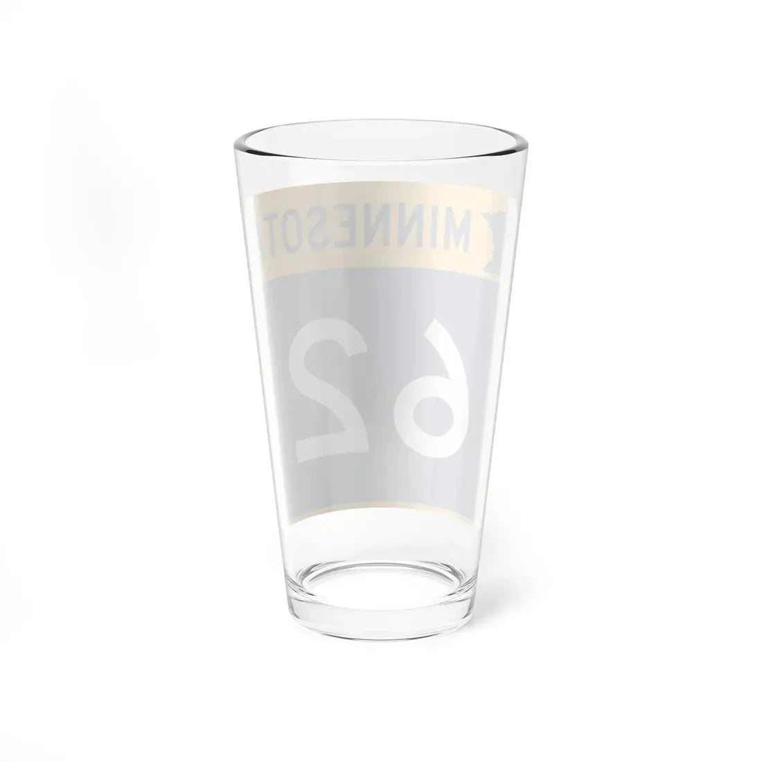 MN-62 (Minnesota) (Road Sign) Pint Glass 16oz - Go Mug Yourself