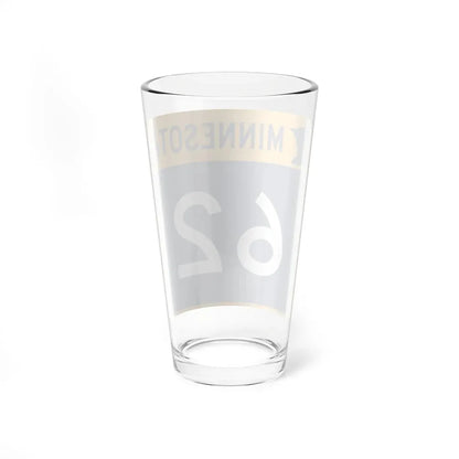 MN-62 (Minnesota) (Road Sign) Pint Glass 16oz - Go Mug Yourself