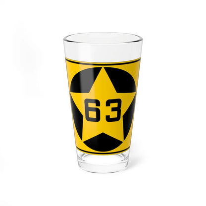 MN-63 1920 (Minnesota) (Road Sign) Pint Glass 16oz 16oz - Go Mug Yourself