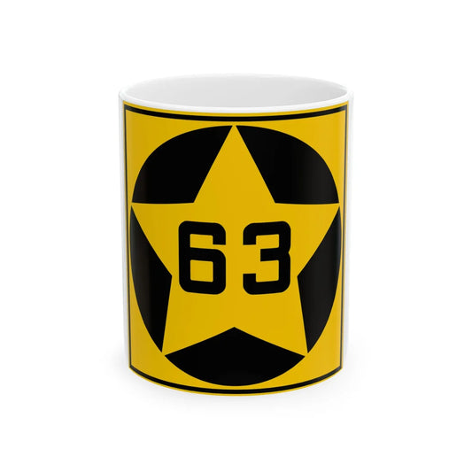 MN-63 1920 (Minnesota) (Road Sign) White Coffee Mug 11oz - Go Mug Yourself