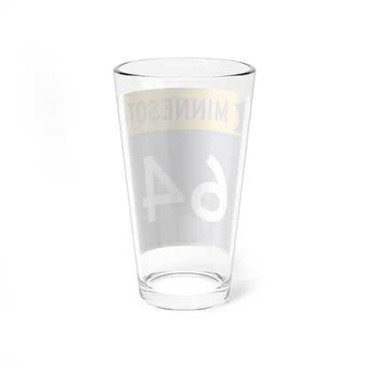 MN-64 (Minnesota) (Road Sign) Pint Glass 16oz - Go Mug Yourself