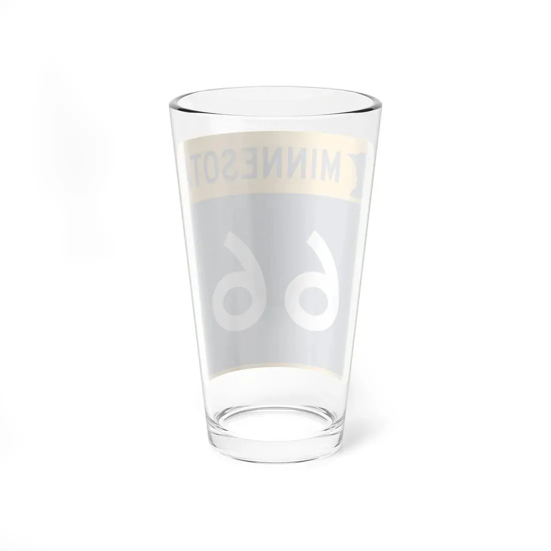 MN-66 (Minnesota) (Road Sign) Pint Glass 16oz - Go Mug Yourself