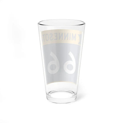 MN-66 (Minnesota) (Road Sign) Pint Glass 16oz - Go Mug Yourself