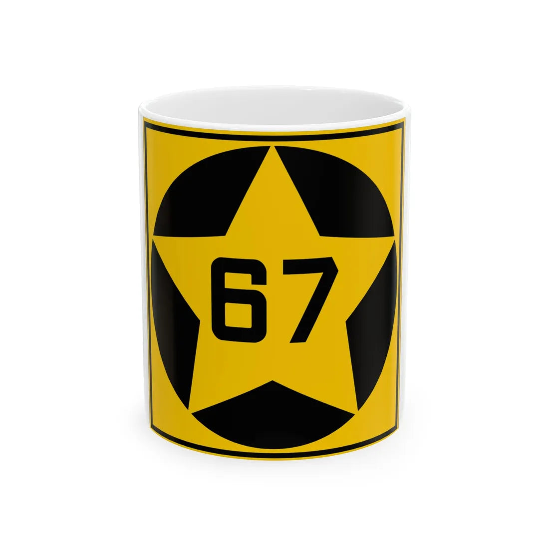 MN-67 1920 (Minnesota) (Road Sign) White Coffee Mug 11oz - Go Mug Yourself