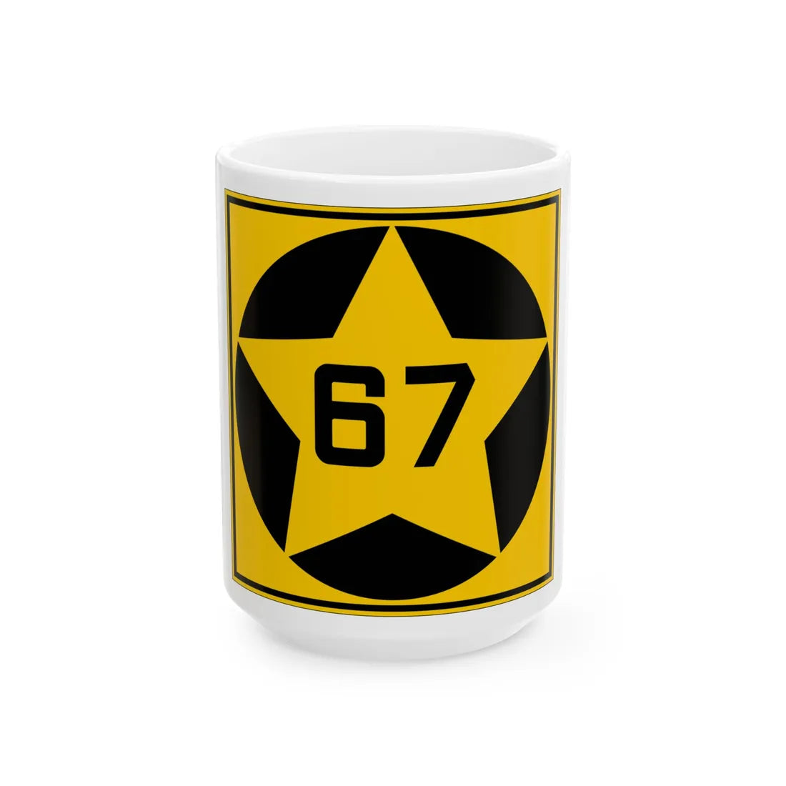 MN-67 1920 (Minnesota) (Road Sign) White Coffee Mug 15oz - Go Mug Yourself
