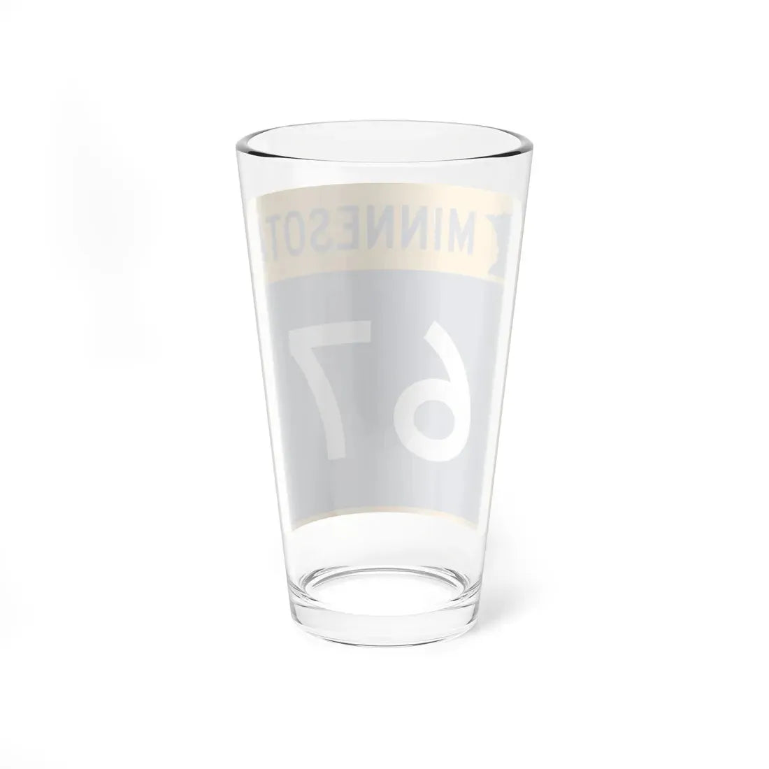 MN-67 (Minnesota) (Road Sign) Pint Glass 16oz - Go Mug Yourself