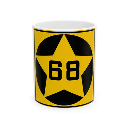 MN-68 1920 (Minnesota) (Road Sign) White Coffee Mug 11oz - Go Mug Yourself