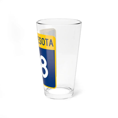 MN-68 (Minnesota) (Road Sign) Pint Glass 16oz - Go Mug Yourself