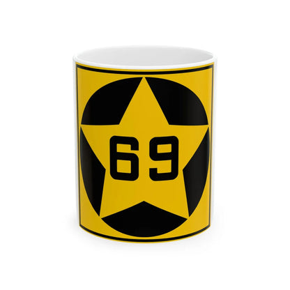 MN-69 1920 (Minnesota) (Road Sign) White Coffee Mug 11oz - Go Mug Yourself