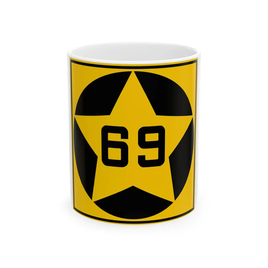 MN-69 1920 (Minnesota) (Road Sign) White Coffee Mug 11oz - Go Mug Yourself