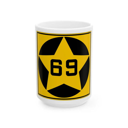 MN-69 1920 (Minnesota) (Road Sign) White Coffee Mug 15oz - Go Mug Yourself