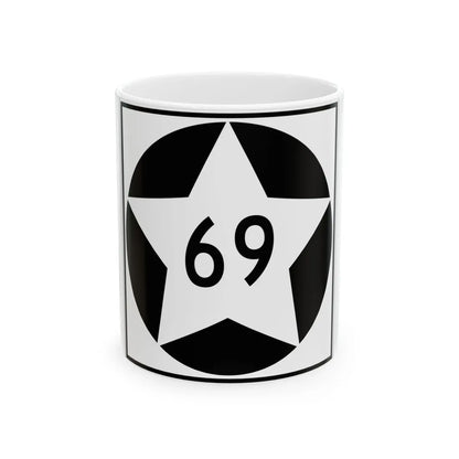 MN-69 1934 (Minnesota) (Road Sign) White Coffee Mug 11oz - Go Mug Yourself